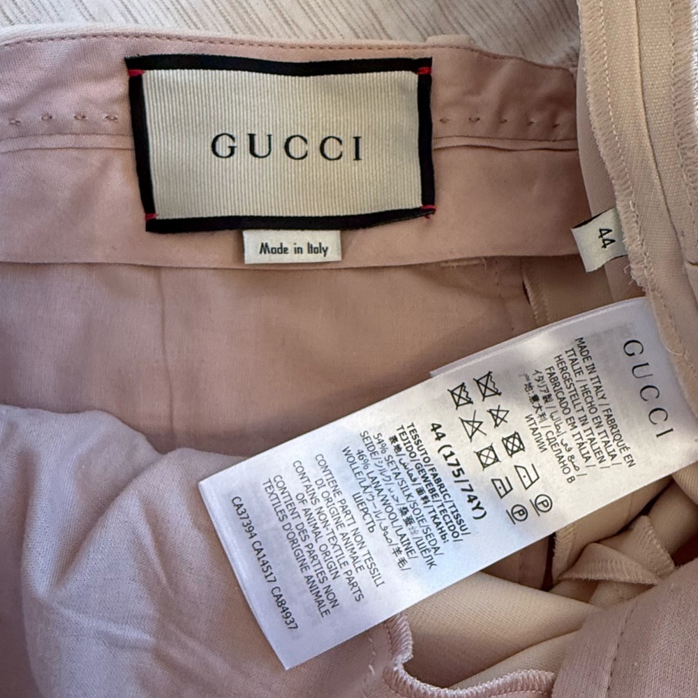 Gucci NWT silk and wool blended Trousers - Picture 6 of 8